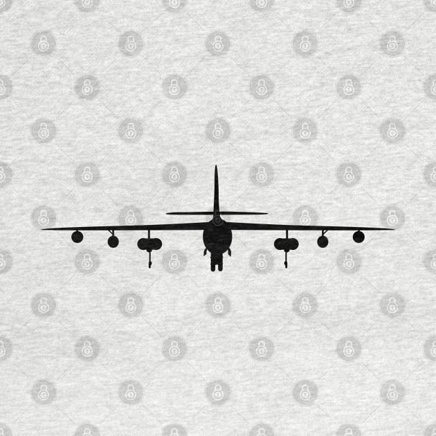 USAF - B-47 Stratojet - Ground - Silhouette wo Txt X 300 by twix123844